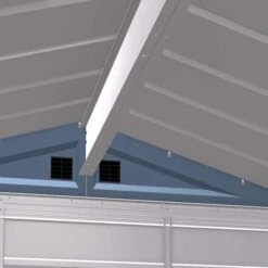 Arrow Select Steel Storage Shed, 6x5, Blue Grey 26 Arrow Select Steel Storage Shed, 6x5, Blue Grey -ShelterLogic || Arrow Shop scg65bg scg67bg detail image 01