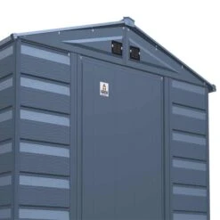 Arrow Select Steel Storage Shed, 6x5, Blue Grey 25 Arrow Select Steel Storage Shed, 6x5, Blue Grey -ShelterLogic || Arrow Shop scg65bg scg67bg detail image 02