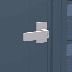 Arrow Select Steel Storage Shed, 8x8, Blue Grey -ShelterLogic || Arrow Shop scg65bg scg67bg scp64bg detail image 01 2