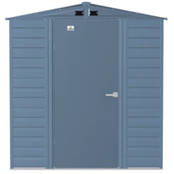Arrow Select Steel Storage Shed, 6x5, Blue Grey 19 Arrow Select Steel Storage Shed, 6x5, Blue Grey -ShelterLogic || Arrow Shop scg65bg silo image 02