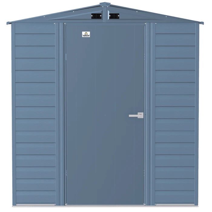 Arrow Select Steel Storage Shed, 6x5, Blue Grey 5 Arrow Select Steel Storage Shed, 6x5, Blue Grey - Image 5