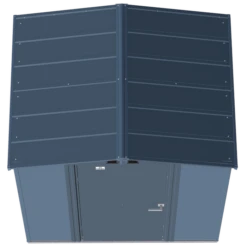 Arrow Select Steel Storage Shed, 6x5, Blue Grey 20 Arrow Select Steel Storage Shed, 6x5, Blue Grey -ShelterLogic || Arrow Shop scg65bg silo image 03