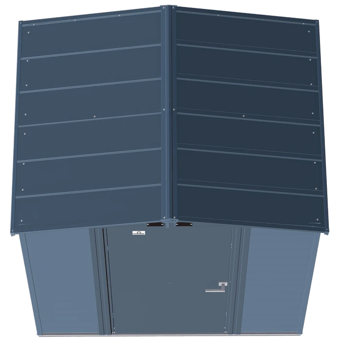 Arrow Select Steel Storage Shed, 6x5, Blue Grey 6 Arrow Select Steel Storage Shed, 6x5, Blue Grey - Image 6