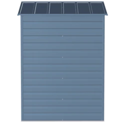 Arrow Select Steel Storage Shed, 6x5, Blue Grey 21 Arrow Select Steel Storage Shed, 6x5, Blue Grey -ShelterLogic || Arrow Shop scg65bg silo image 04
