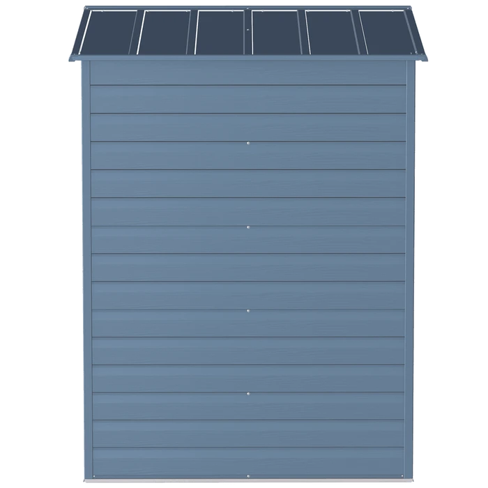 Arrow Select Steel Storage Shed, 6x5, Blue Grey 7 Arrow Select Steel Storage Shed, 6x5, Blue Grey - Image 7