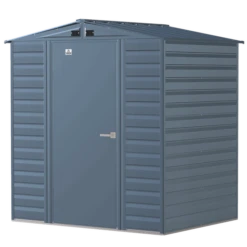 Arrow Select Steel Storage Shed, 6x5, Blue Grey 23 Arrow Select Steel Storage Shed, 6x5, Blue Grey -ShelterLogic || Arrow Shop scg65bg silo image 06
