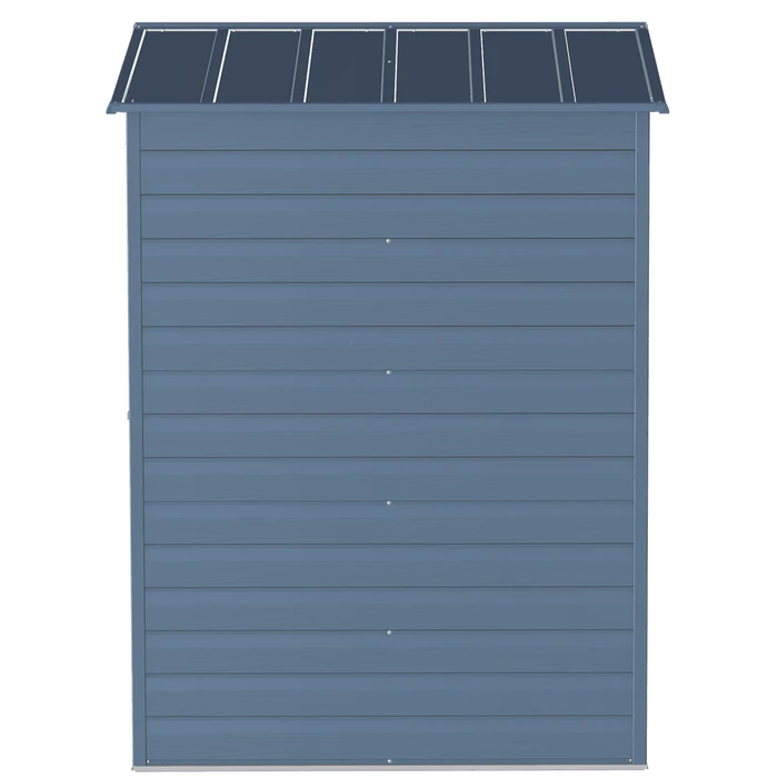Arrow Select Steel Storage Shed, 6x5, Blue Grey 10 Arrow Select Steel Storage Shed, 6x5, Blue Grey - Image 10