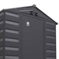 Arrow Select Steel Storage Shed, 6x5, Charcoal 25 Arrow Select Steel Storage Shed, 6x5, Charcoal -ShelterLogic || Arrow Shop scg65cc scg67cc detail image 02