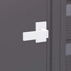 Arrow Select Steel Storage Shed, 6x4, Charcoal -ShelterLogic || Arrow Shop scg65cc scg67cc scp64cc detail image 01 1