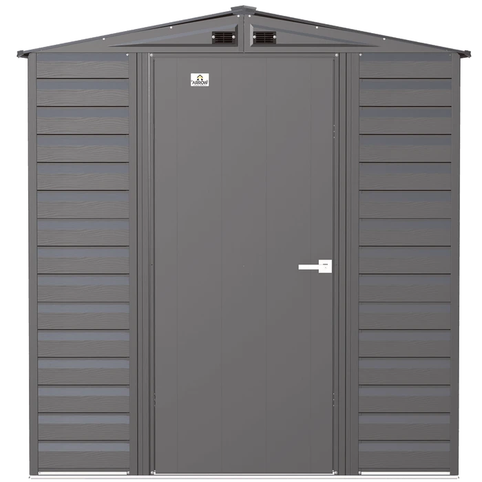 Arrow Select Steel Storage Shed, 6x5, Charcoal 5 Arrow Select Steel Storage Shed, 6x5, Charcoal - Image 5