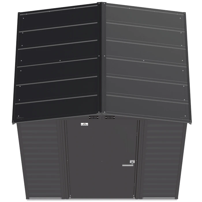 Arrow Select Steel Storage Shed, 6x5, Charcoal 6 Arrow Select Steel Storage Shed, 6x5, Charcoal - Image 6