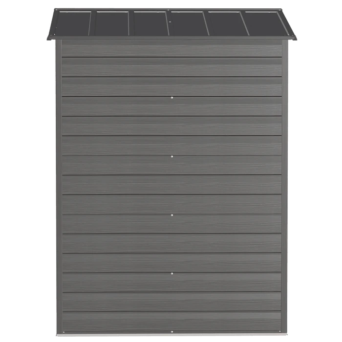 Arrow Select Steel Storage Shed, 6x5, Charcoal 10 Arrow Select Steel Storage Shed, 6x5, Charcoal - Image 10