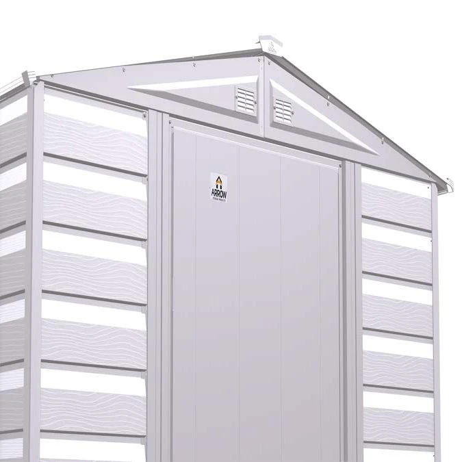 Arrow Select Steel Storage Shed, 6x5, Flute Grey 11 Arrow Select Steel Storage Shed, 6x5, Flute Grey - Image 11