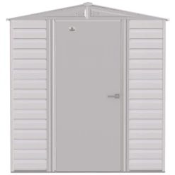 Arrow Select Steel Storage Shed, 6x5, Flute Grey 19 Arrow Select Steel Storage Shed, 6x5, Flute Grey -ShelterLogic || Arrow Shop scg65fg silo image 02