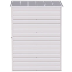 Arrow Select Steel Storage Shed, 6x5, Flute Grey 21 Arrow Select Steel Storage Shed, 6x5, Flute Grey -ShelterLogic || Arrow Shop scg65fg silo image 04