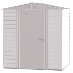 Arrow Select Steel Storage Shed, 6x5, Flute Grey 23 Arrow Select Steel Storage Shed, 6x5, Flute Grey -ShelterLogic || Arrow Shop scg65fg silo image 06