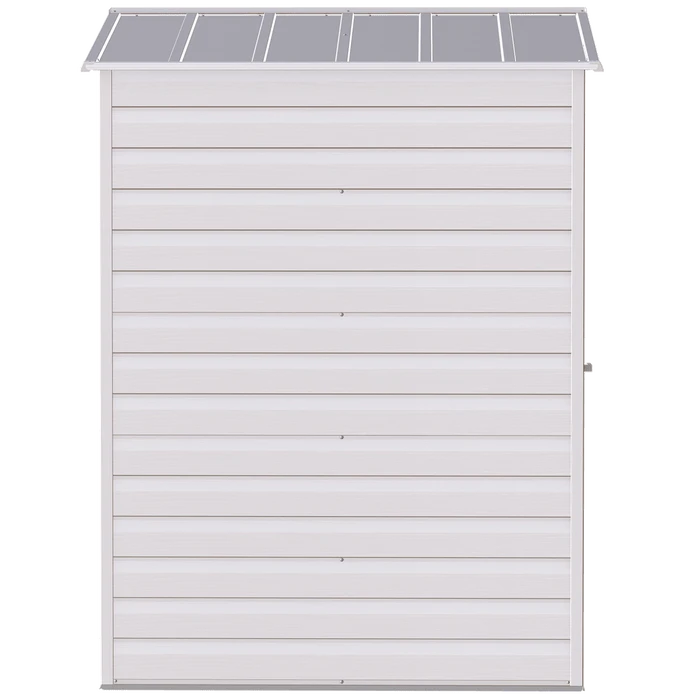 Arrow Select Steel Storage Shed, 6x5, Flute Grey 10 Arrow Select Steel Storage Shed, 6x5, Flute Grey - Image 10