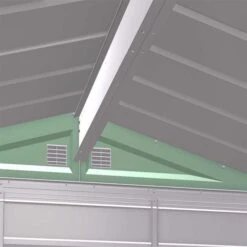 Arrow Select Steel Storage Shed, 6x7, Sage Green -ShelterLogic || Arrow Shop scg65sg scg67sg detail image 01 1