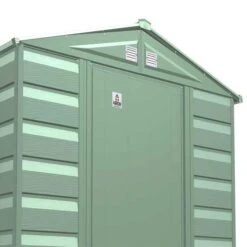 Arrow Select Steel Storage Shed, 6x7, Sage Green -ShelterLogic || Arrow Shop scg65sg scg67sg detail image 02 1