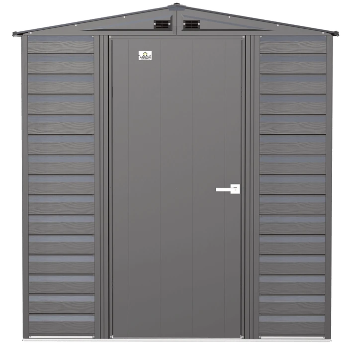 Arrow Select Steel Storage Shed, 6x7, Charcoal 5 Arrow Select Steel Storage Shed, 6x7, Charcoal - Image 5