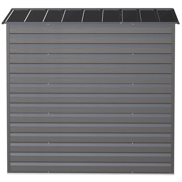 Arrow Select Steel Storage Shed, 6x7, Charcoal 7 Arrow Select Steel Storage Shed, 6x7, Charcoal - Image 7