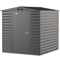Arrow Select Steel Storage Shed, 6x7, Charcoal 23 Arrow Select Steel Storage Shed, 6x7, Charcoal -ShelterLogic || Arrow Shop scg67cc silo image 06