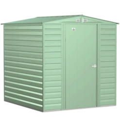 Arrow Select Steel Storage Shed, 6x7, Sage Green