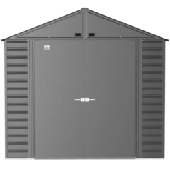 Arrow Select Steel Storage Shed, 8x6, Charcoal -ShelterLogic || Arrow Shop scg86cc silo image 02