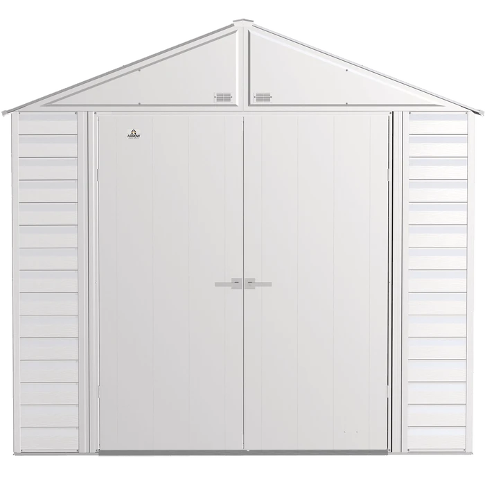 Arrow Select Steel Storage Shed, 8x6, Flute Grey 4 Arrow Select Steel Storage Shed, 8x6, Flute Grey - Image 4