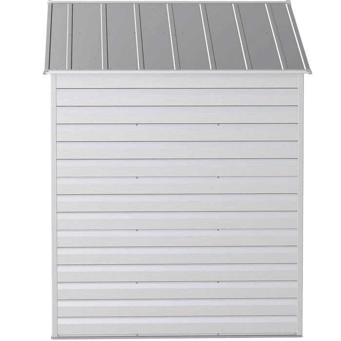 Arrow Select Steel Storage Shed, 8x6, Flute Grey 6 Arrow Select Steel Storage Shed, 8x6, Flute Grey - Image 6