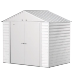 Arrow Select Steel Storage Shed, 8x6, Flute Grey 21 Arrow Select Steel Storage Shed, 8x6, Flute Grey -ShelterLogic || Arrow Shop scg86fg silo image 06