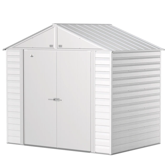 Arrow Select Steel Storage Shed, 8x6, Flute Grey 8 Arrow Select Steel Storage Shed, 8x6, Flute Grey - Image 8