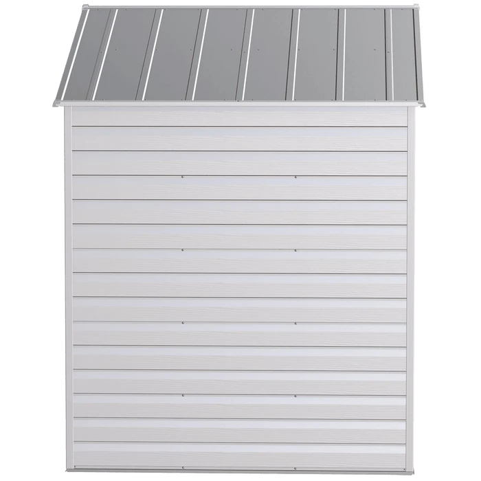 Arrow Select Steel Storage Shed, 8x6, Flute Grey 9 Arrow Select Steel Storage Shed, 8x6, Flute Grey - Image 9
