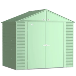 Arrow Select Steel Storage Shed, 8x6, Sage Green
