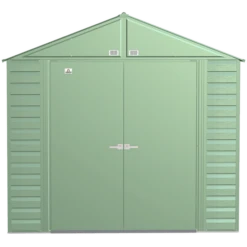 Arrow Select Steel Storage Shed, 8x6, Sage Green 15 Arrow Select Steel Storage Shed, 8x6, Sage Green -ShelterLogic || Arrow Shop scg86sg silo image 02