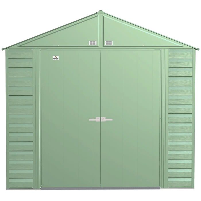 Arrow Select Steel Storage Shed, 8x6, Sage Green 4 Arrow Select Steel Storage Shed, 8x6, Sage Green - Image 4