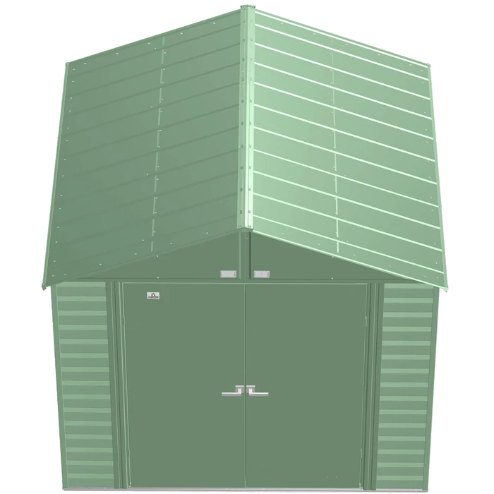 Arrow Select Steel Storage Shed, 8x6, Sage Green 5 Arrow Select Steel Storage Shed, 8x6, Sage Green - Image 5