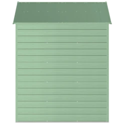 Arrow Select Steel Storage Shed, 8x6, Sage Green 17 Arrow Select Steel Storage Shed, 8x6, Sage Green -ShelterLogic || Arrow Shop scg86sg silo image 04
