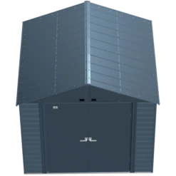 Arrow Select Steel Storage Shed, Peak, Blue Grey -ShelterLogic || Arrow Shop scg88bg silo image 03 1
