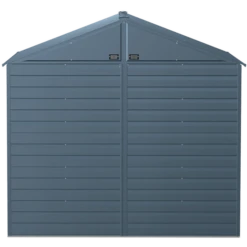 Arrow Select Steel Storage Shed, Peak, Blue Grey -ShelterLogic || Arrow Shop scg88bg silo image 05 1