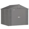 Arrow Select Steel Storage Shed, Peak, Charcoal