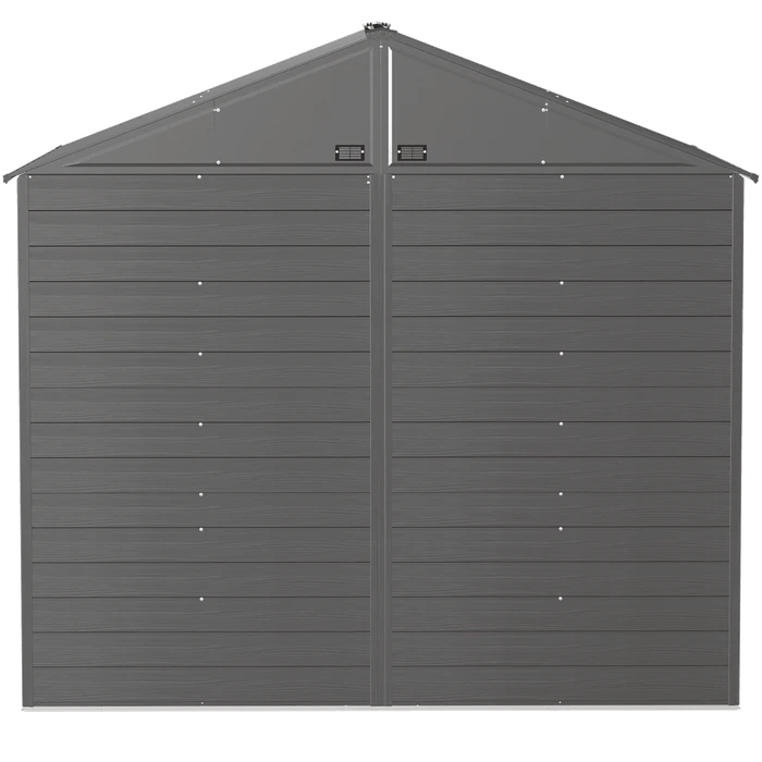Arrow Select Steel Storage Shed, Peak, Charcoal 6 Arrow Select Steel Storage Shed, Peak, Charcoal - Image 6