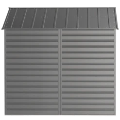 Arrow Select Steel Storage Shed, 8x8, Charcoal -ShelterLogic || Arrow Shop scg88cc silo image 07