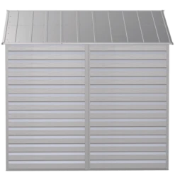 Arrow Select Steel Storage Shed, 8x8, Flute Grey 19 Arrow Select Steel Storage Shed, 8x8, Flute Grey -ShelterLogic || Arrow Shop scg88fg silo image 04
