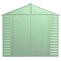 Arrow Select Steel Storage Shed, Peak, Sage Green 14 Arrow Select Steel Storage Shed, Peak, Sage Green -ShelterLogic || Arrow Shop scg88sg silo image 02 1