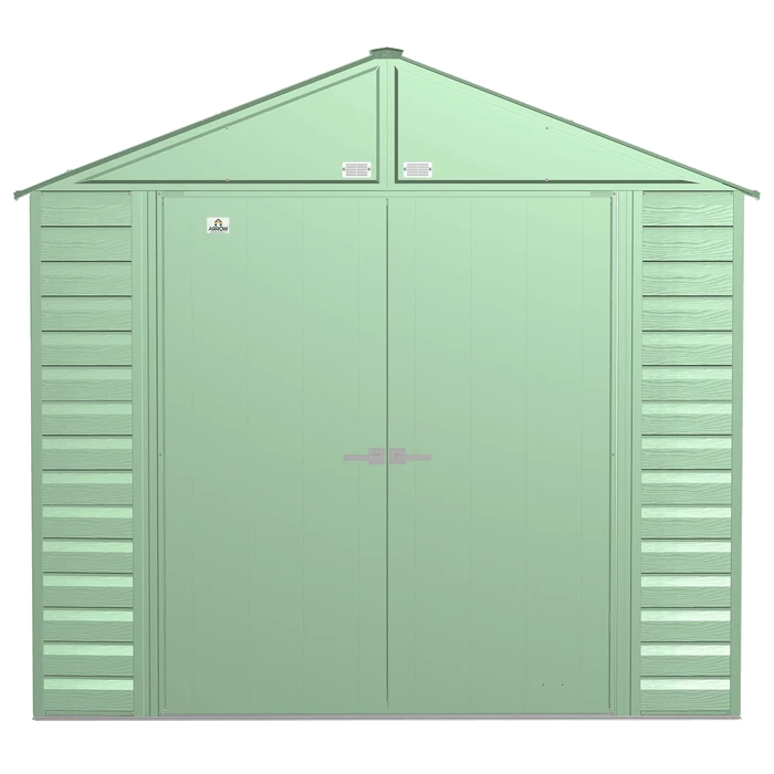 Arrow Select Steel Storage Shed, Peak, Sage Green 3 Arrow Select Steel Storage Shed, Peak, Sage Green - Image 3