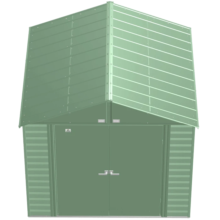 Arrow Select Steel Storage Shed, Peak, Sage Green 4 Arrow Select Steel Storage Shed, Peak, Sage Green - Image 4