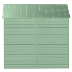 Arrow Select Steel Storage Shed, Peak, Sage Green 16 Arrow Select Steel Storage Shed, Peak, Sage Green -ShelterLogic || Arrow Shop scg88sg silo image 04 1