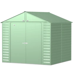 Arrow Select Steel Storage Shed, Peak, Sage Green 18 Arrow Select Steel Storage Shed, Peak, Sage Green -ShelterLogic || Arrow Shop scg88sg silo image 06 1