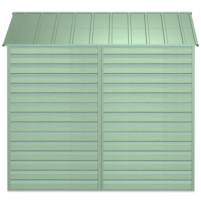 Arrow Select Steel Storage Shed, Peak, Sage Green 8 Arrow Select Steel Storage Shed, Peak, Sage Green - Image 8